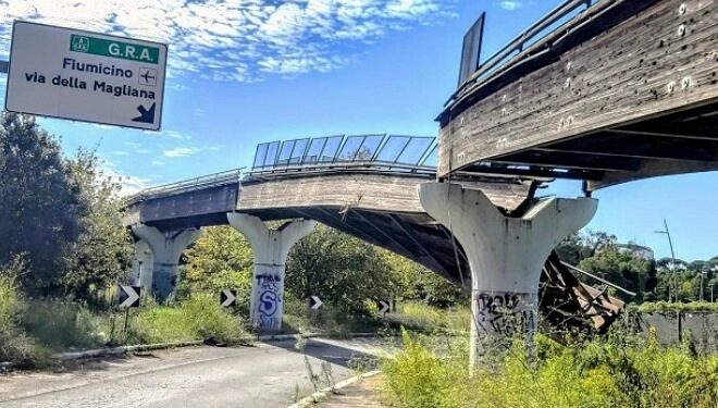 Ponte ciclo-pedonale via Laurentina, iniziata manutenzione
