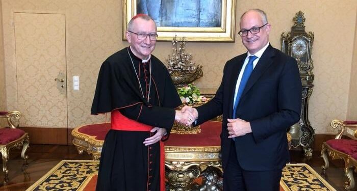 Gualtieri, incontrato cardinale Parolin: preziosa collaborazione per Giubileo 2025