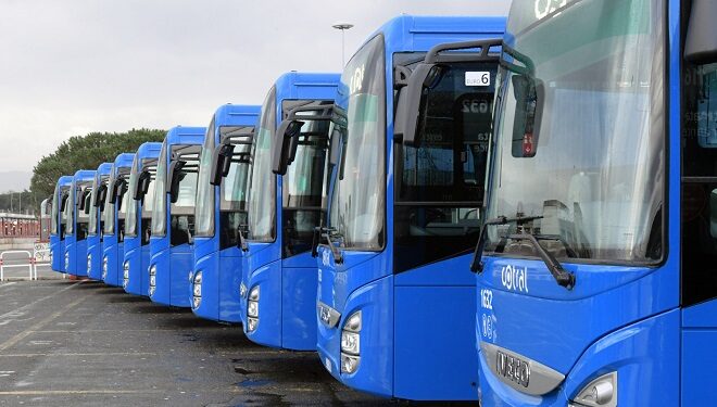 Presentati al terminal di Anagnina 60 nuovi bus Cotral