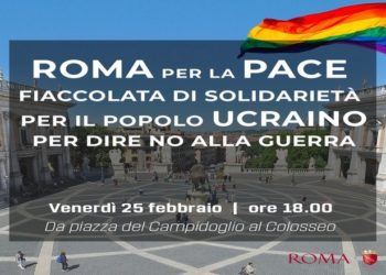 Ucraina, oggi alle 18 in Campidoglio fiaccolata per la pace