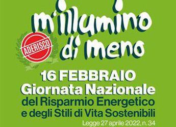 Energia, tributaristi: ‘Adesione a ‘M’Illumino di meno'”