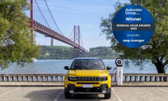 Jeep Avenger vince il premio Autovista Group Residual Value Award