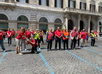 Medici e operatori 118 in piazza a Roma: “Non siamo fantasmi”