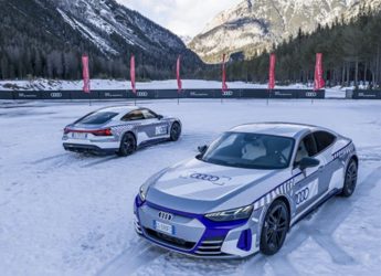 A Cortina Audi RS e-tron GT ice race edition