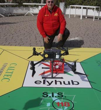 Il defibrillatore arriva dal cielo con il drone del 118