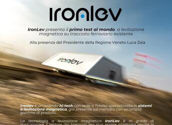 Trasporti, IronLev: primo test veicolo a levitazione magnetica su rotaie già in uso