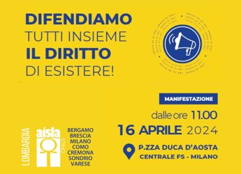 Aisla Lombardia, in piazza per contributo e sostegno a pazienti e caregiver