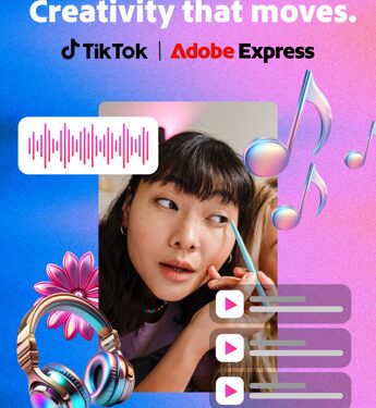 Adobe e TikTok annunciano l’integrazione della Commercial Music Library di TikTok in Adobe Express per i creator