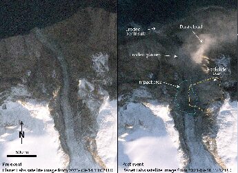Un mega-tsunami alto 200 metri in Groenlandia ha fatto tremare per 9 giorni i sismometri di tutto il mondo