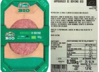 Hamburger bovino bio richiamati per rischio salmonella: i lotti interessati