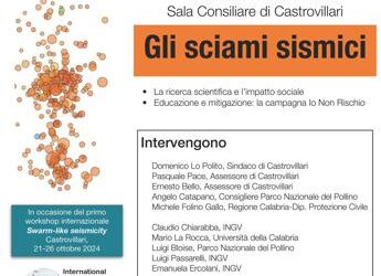 “Swarm-like Seismicity”, Castrovillari ospita il convegno internazionale sugli sciami sismici