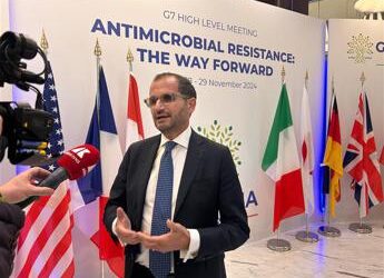 G7, Gemmato: “Su antibiotico-resistenza apprezzamento internazionale per lavoro dell’Italia”
