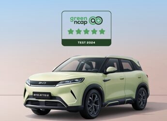 BYD ATTO 2 ottiene le cinque stelle nel test Green NCAP