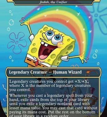 SpongeBob SquarePants invade Magic: The Gathering