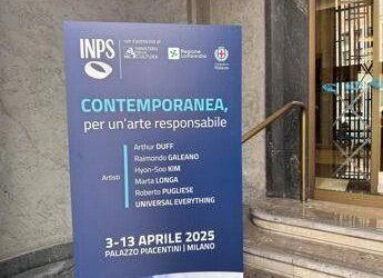 Mostre, inaugurata ‘Contemporanea, per un’arte responsabile’ firmata Inps