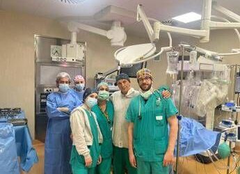 San Camillo Roma, intervento robotico salva organi compromessi da cesareo