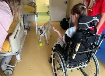 Sma, al Besta studio benefici pet therapy con Purina e Frida’s Friends