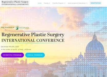 “3rd Regenerative Plastic Surgery International Conference”, a Roma dal 4 al 6 dicembre