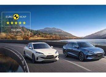 BYD SEAL 6 DM-i e TOURING ottengono le cinque stelle Euro NCAP
