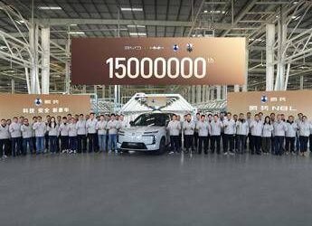 BYD raggiunge quota 15 milioni di veicoli a nuova energia