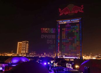 Tetris conquista i cieli di Dubai con un megaschermo fatto di droni
