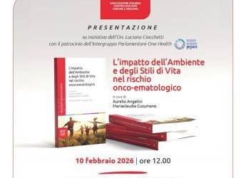 Ail, in un volume l’impatto di ambiente e stili di vita sul rischio onco-ematologico
