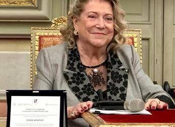 Diana Bracco premiata alla carriera per ‘Leadership & Innovazione’