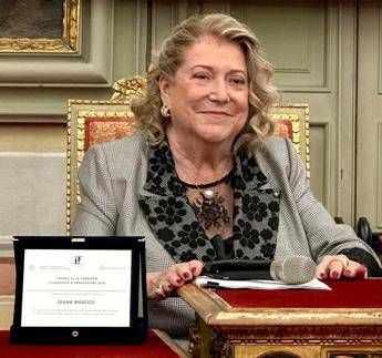 Diana Bracco premiata alla carriera per ‘Leadership & Innovazione’