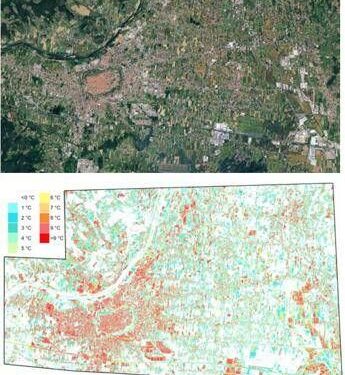 Il trucco per abbassare la temperatura in città di 10 gradi grazie ai pannelli solari