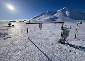 Fusione neve e caldo record alle Svalbard
