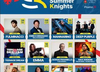 Il Pisa Summer Knights anticipa la programmazione all’inizio dell’estate