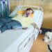 In Veneto prima chemio con cagnolina (Joy) al letto della paziente