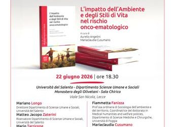 Tumori, Ail presenta volume “L’impatto dell’Ambiente e degli Stili di Vita