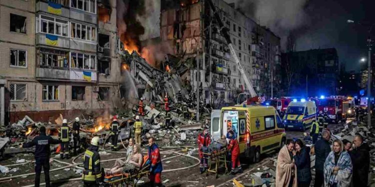 Ucraina sotto attacco, pesanti bombardamenti su Kiev: “Quattro morti, oltre 50 feriti”. L’ucraina prepara la rappresaglia