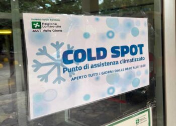 Cold Spot attivo nel P.O. di Somma Lombardo