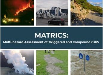 L’INGV lancia MATRICS, il monitoraggio dei rischi naturali a cascata