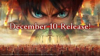 Attack on Titan 3 arriva a dicembre su PS5, Xbox Series, Switch 2 e PC