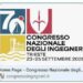 70° Congresso nazionale ingegneri, categoria protagonista della società 5.0
