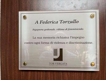 Ghiron (Tor Vergata): “Aula intitolata a Federica Torzullo ci invita a non restare indifferenti”
