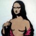 Giornata mondiale contro il cancro al seno, a Milano murale con Gioconda con mastectomia davanti all’Int
