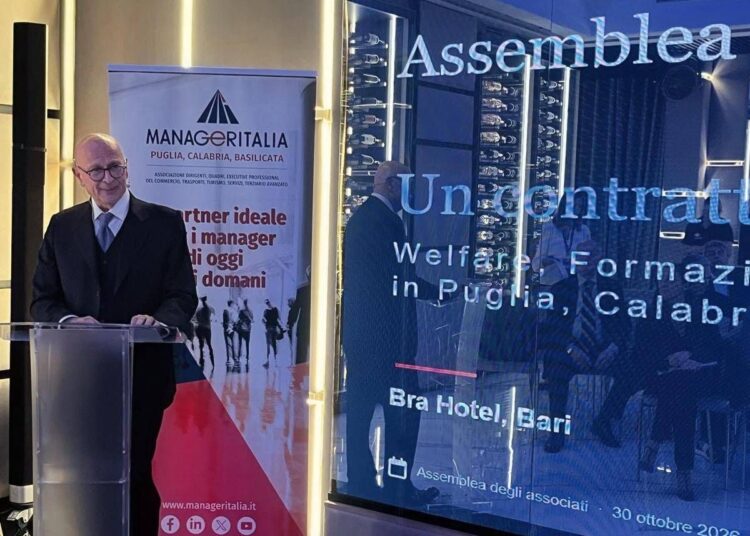 Lavoro, Manageritalia: “In Puglia Calabria e Basilicata per giovani adulti è sotto media”